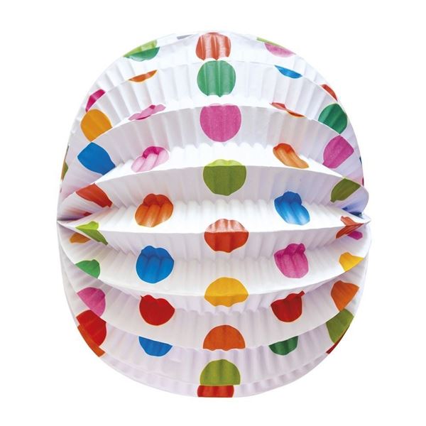 Balão Papel Bolinhas Ou Estrelinhas 22cm