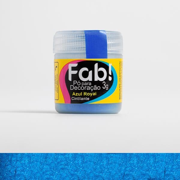 Pó Para Decoração Colorido Azul Royal 5g