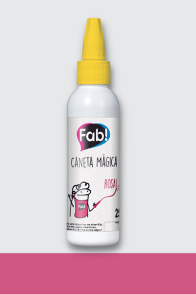 Caneta Mágica Fab Rosa 60gr