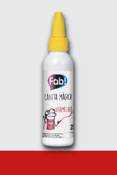 Caneta Mágica Fab Vermelha 60gr