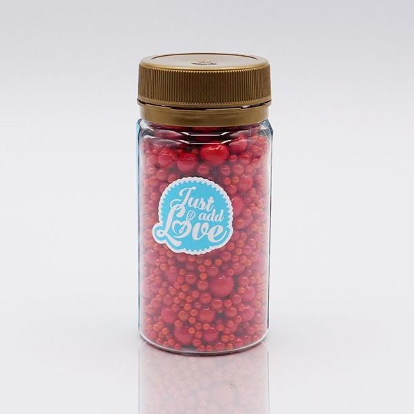 Mix Pérolas Vermelho 80gr