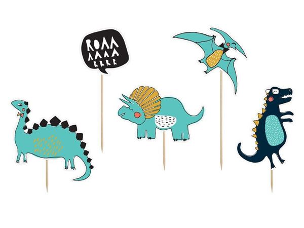 5 Topo Bolo Dinossauros