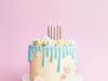 6 Velas Lisas Ouro 6cm