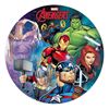 Disco Comestível Sem Açúcar Avengers 20cm
