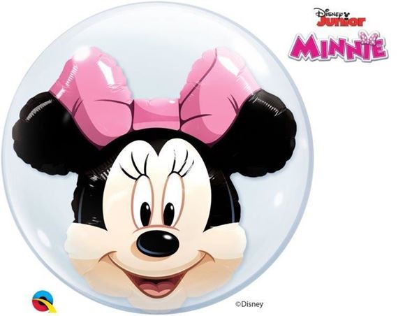 Balão 24" Double Bubble Minnie
