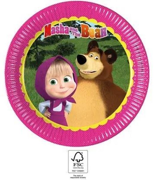 Pratos 23cm Masha E O Urso