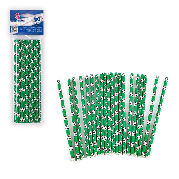 20 Palhinhas Futebol Verde