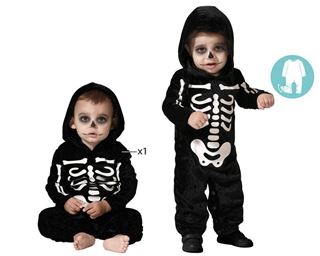 Fato Esqueleto Bebé 2-3 Anos