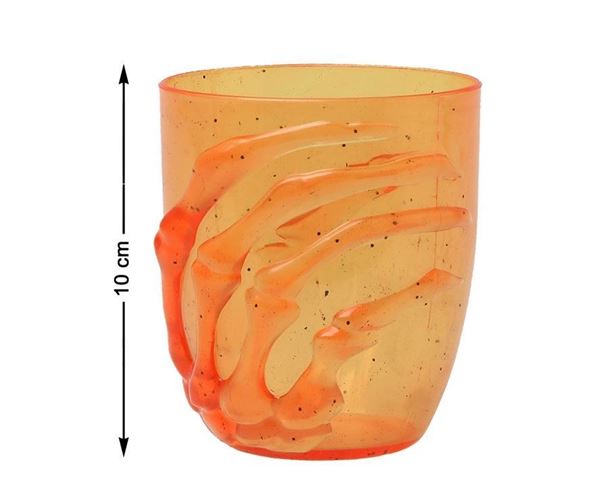 Copo Com Mão Laranja