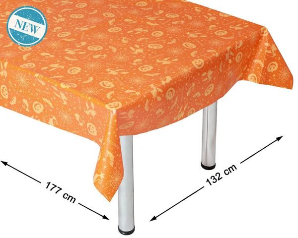 Toalha Halloween Divertido Laranja 132x177cm