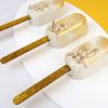 Popsicles Sticks Glitter Ouro 12un