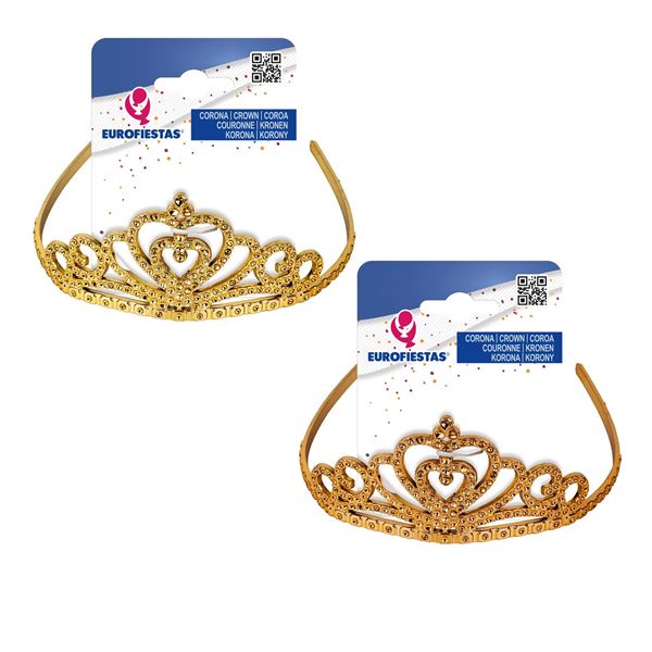 Tiara Dourada E Rose Gold