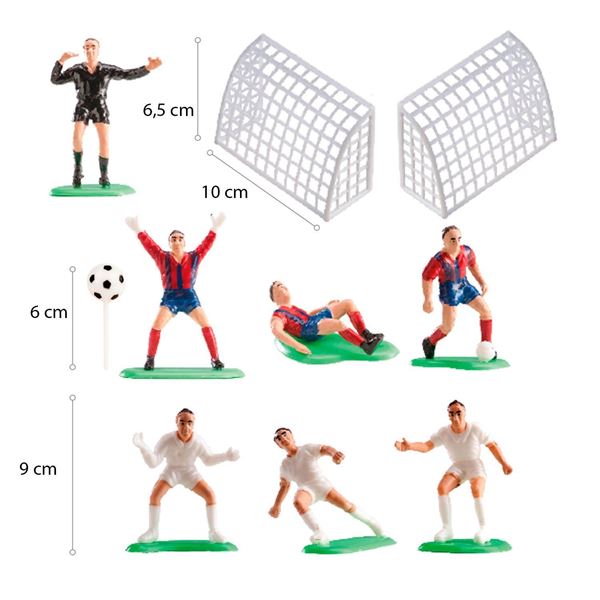 Kit Futebol Jogadores E Balizas
