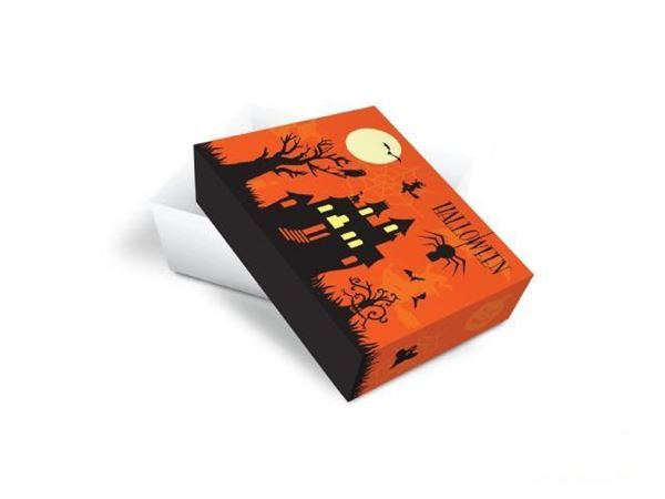 Caixa Para 6 Brigadeiros Halloween