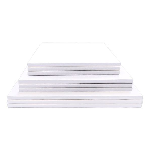 Cake Drum Retangular Branco 40x30cm