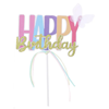 Topo De Bolo Happy Birthday Pastel