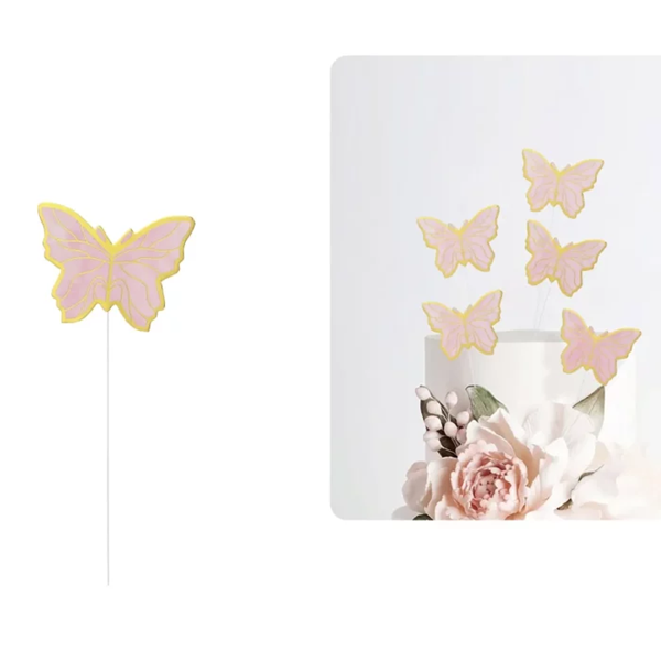 Topper Borboletas Glamour 10un