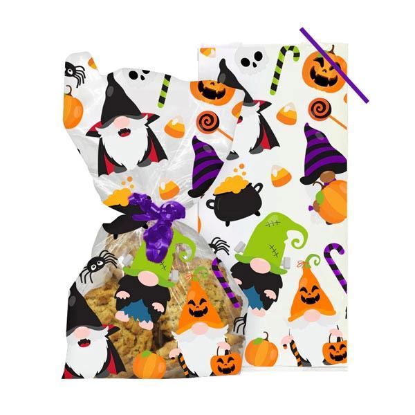 Sacos De Celofante Gnomos De Halloween