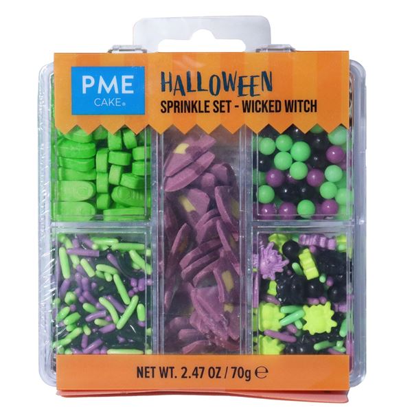 Mistura Decorações De Açúcar Halloween 5em1 Bruxa