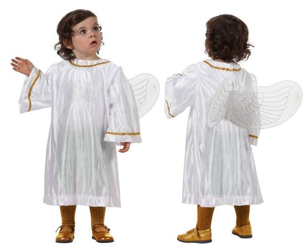Fato Anjo Branco Bebé
