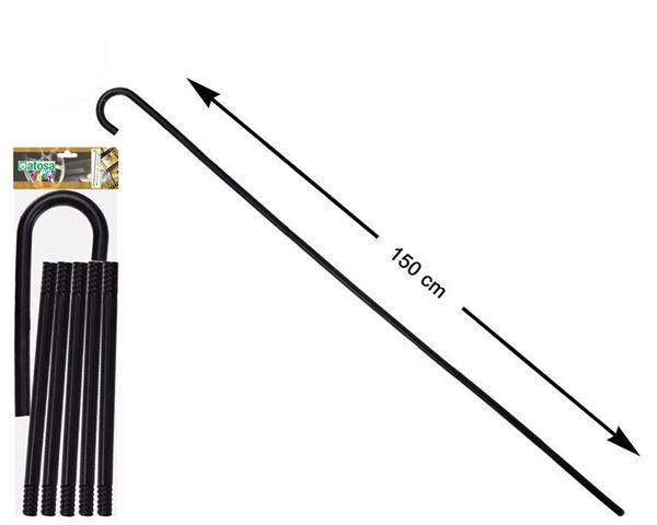 Bengala Preta 150cm Desmontável
