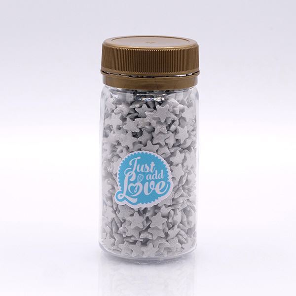 Estrelinhas Pequenas Prata 60gr