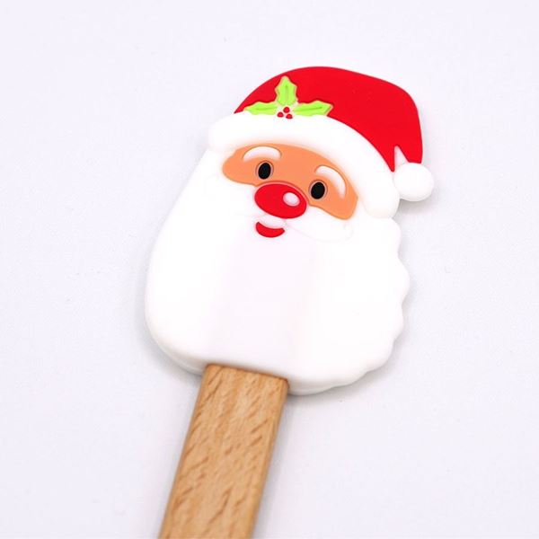 Espátula De Borracha Pai Natal