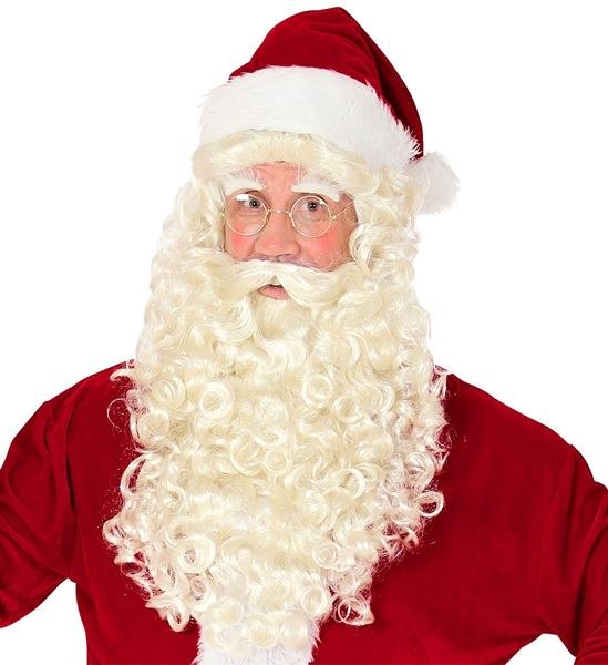 Peruca E Barbas Pai Natal Deluxe