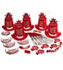 Kit Reveillon 10 Pessoas Vermelho