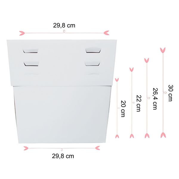 Caixa Para Bolos 4 Alturas 29.8cm
