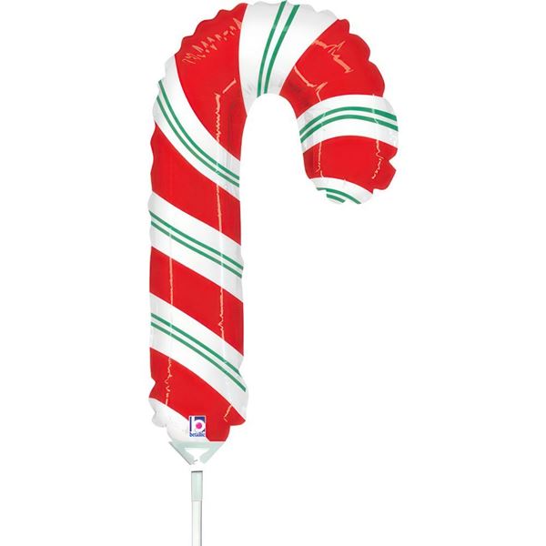 Balão Mini Bengala Natal 35cm