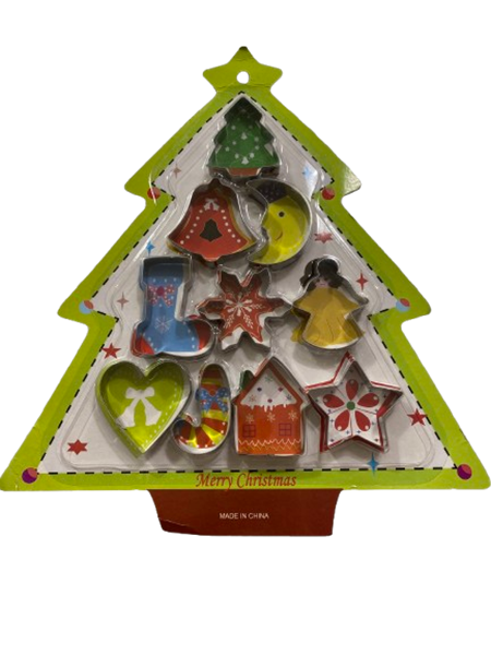 Cortadores Natal 10pcs