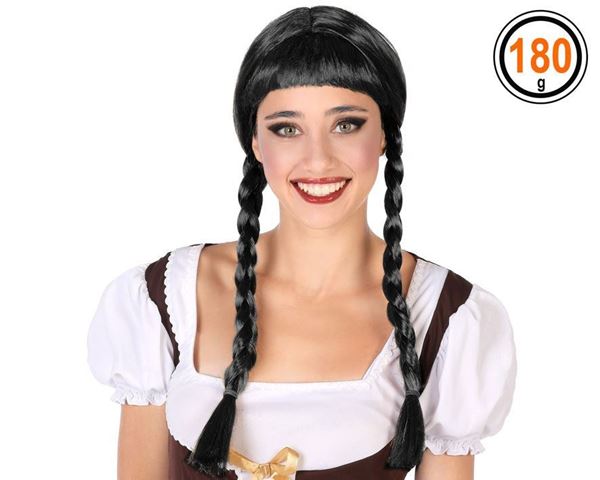 Peruca Trancas Preto