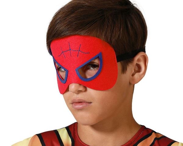 Máscara Super Herói Vermelho