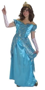 Fato Princesa Azul 6 Anos