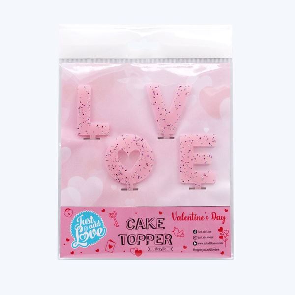 Topper Acrilico Love