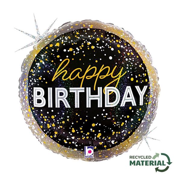 Balão Foil Metallic Birthday Party 46cm