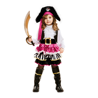 Fato Pirata Rosa 12-24 Meses