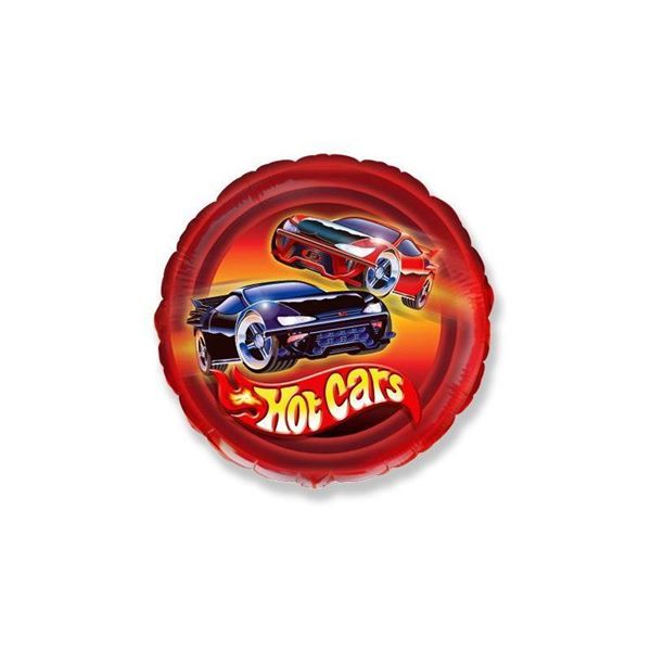 Balão Foil Hot Cars 45cm