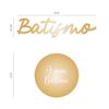 Aplique Ouro Batismo 2un