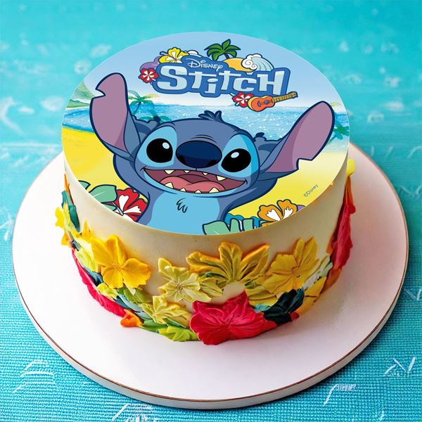 Disco Comestivel Stitch 20cm