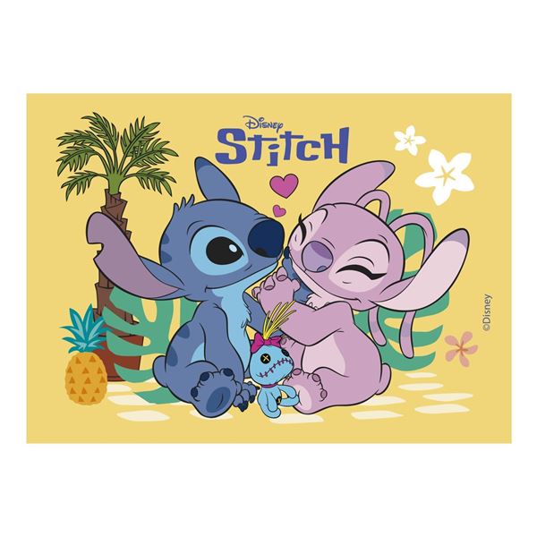 Folha Comestivel Stitch A5