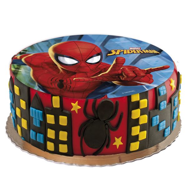 Disco Comestivel Spiderman 20cm