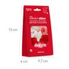 8 Mini Menufar Vermelho/Rosa 4.5cm