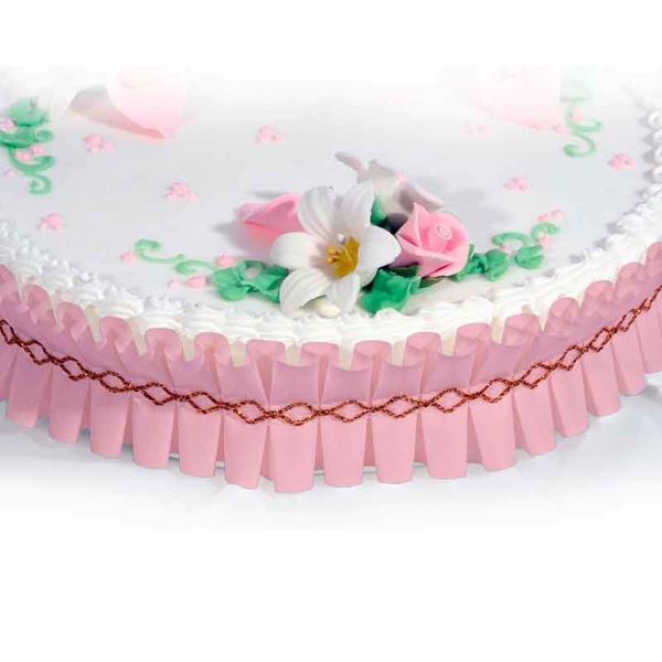 Tule Rosa Para Bolos Metro