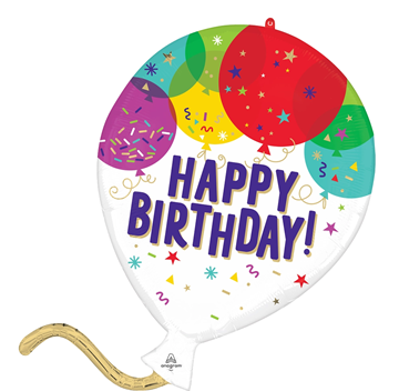Balão Supershape Birthday Balloon