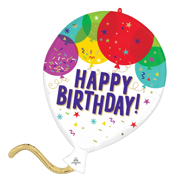 Balão Supershape Birthday Balloon
