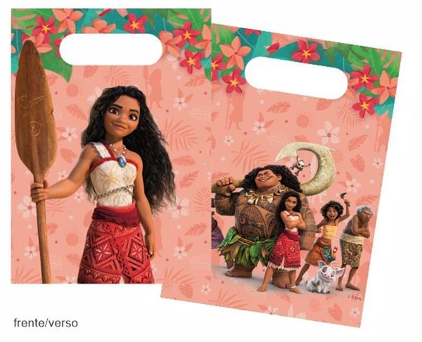 4 Sacos Papel Vaiana