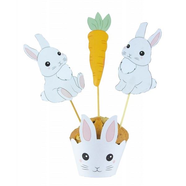 Topos De Bolo Mini Coelho