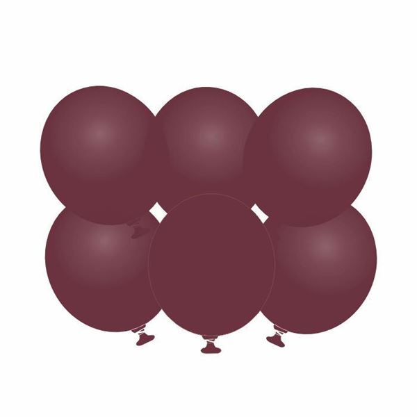 25 Balões 32cm Bordeaux